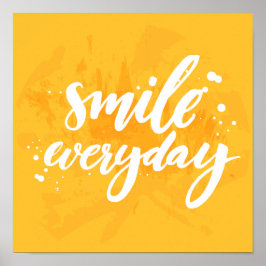 Póster Smile Everyday