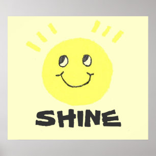Póster Smile Face Shine