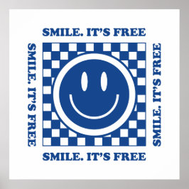 Póster Smile It's Free