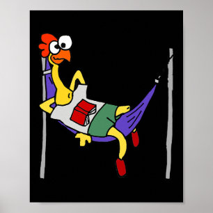 Póster Smileteesanima Pollo De Goma Divertido Durmiendo E