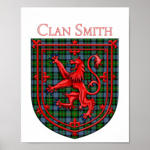 Póster Smith Tartan Scottish Plaid Lion Rampant