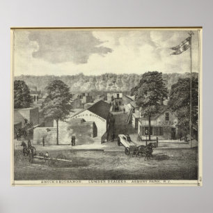 Póster Smock & Buchanon, concesionarios de madera, Asbury