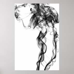 Póster Smoke Photography - Black