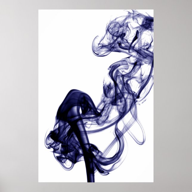 Póster Smoke Photography - Blue Poster (Frente)