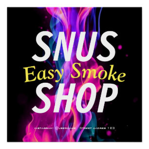 Póster Smoke Vape Shop Material de negocios Bandera de Ja