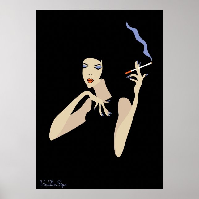 Póster Smoking Woman (Frente)