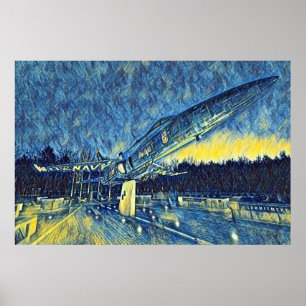 Póster Smyrna, TN pintura conmemorativa de los ángeles az