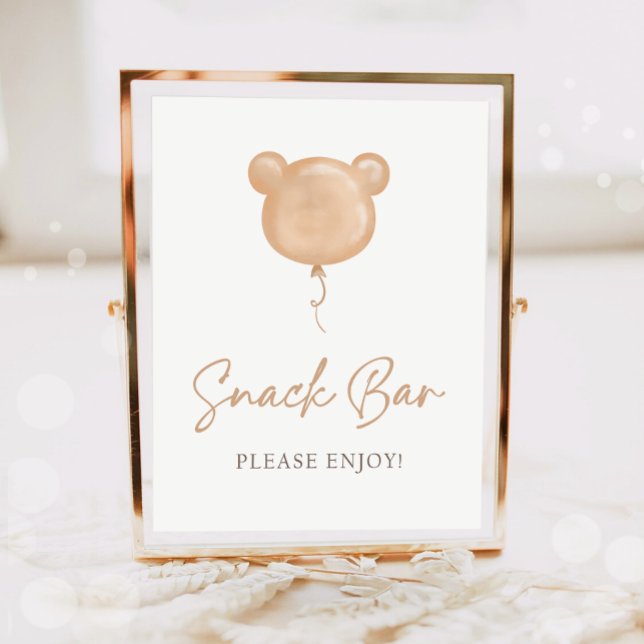 Póster Snack Bar Food Teddy Bear Balloon Birthday  (Subido por el creador)