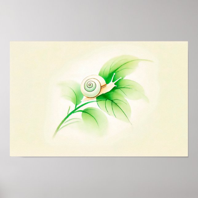 Póster Snack de tinta china en sucursal (Frente)