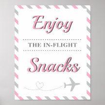 Snacks Food Table Travel Airplane Fiesta