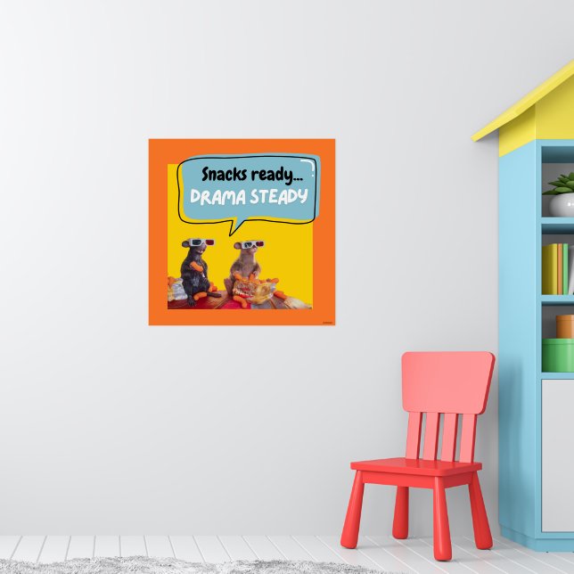 Póster Snacks Listos, Drama Steady (Guardería 1)