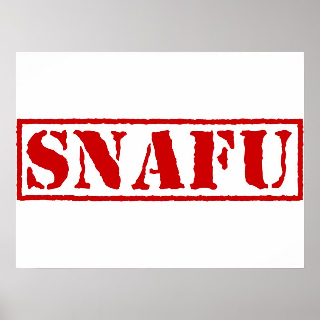 PÓSTER SNAFU (Frente)