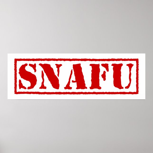 PÓSTER SNAFU (Frente)