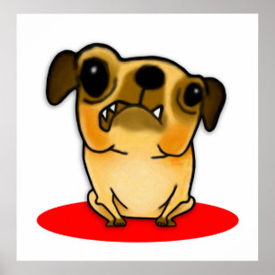 Póster Snaggoth Tooth Pug