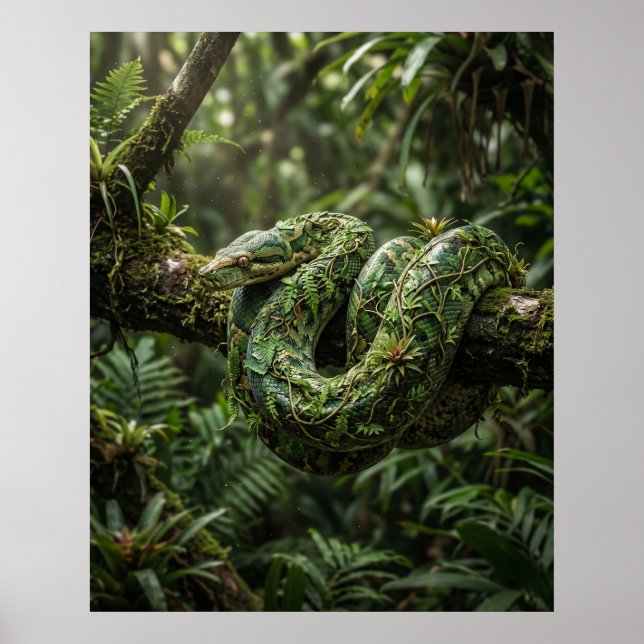 Póster Snake Is Coming Shadow Path (Frente)