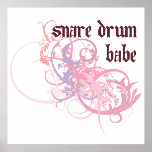 Póster Snare Drum Babe