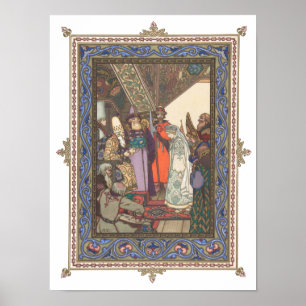 Póster Snegurochka antes del Tsar Berendei