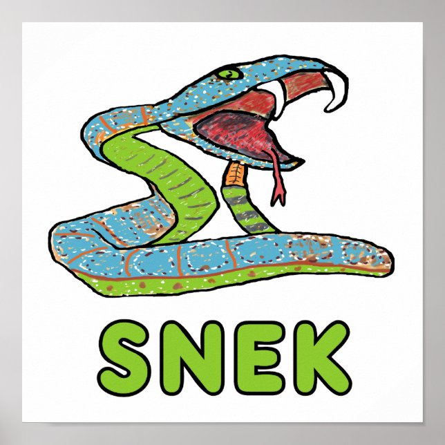 Póster Snek (Serpiente) (Frente)