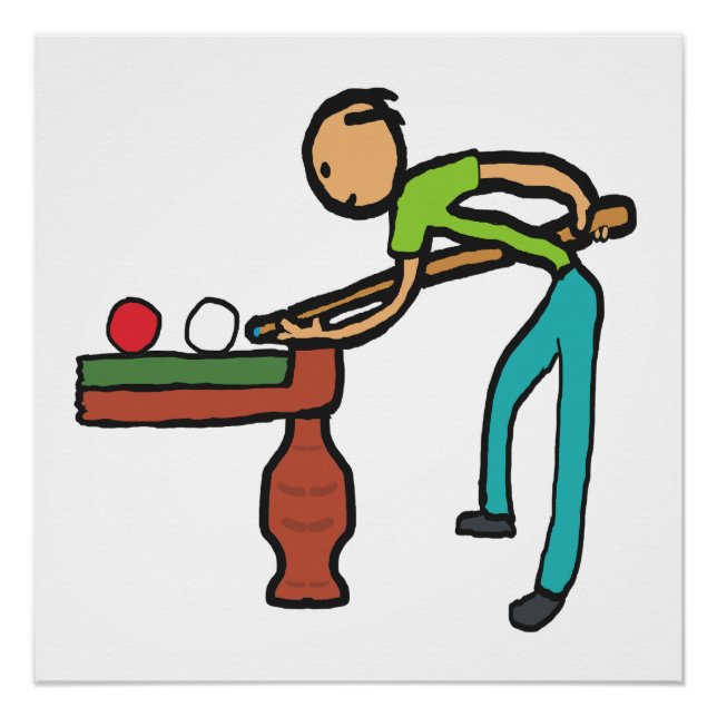 Póster Snooker (Anverso)
