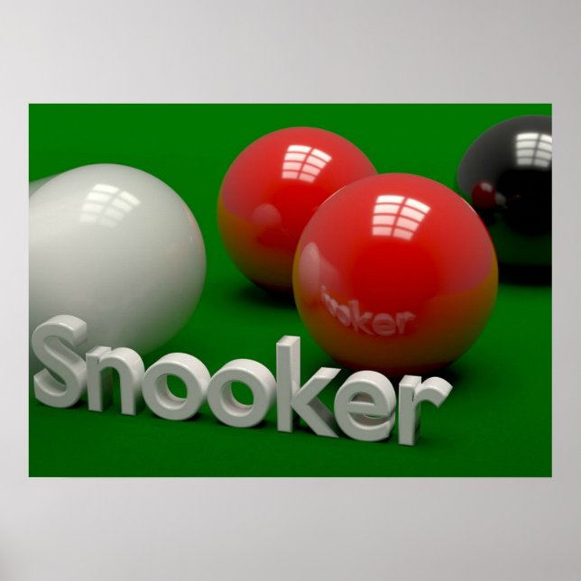 Póster Snooker (Frente)