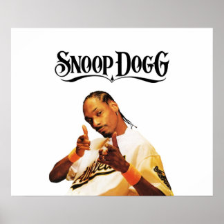 PÓSTER SNOOP DOGG ES UN JEFE Y LOGO