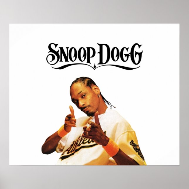 PÓSTER SNOOP DOGG ES UN JEFE Y LOGO (Frente)