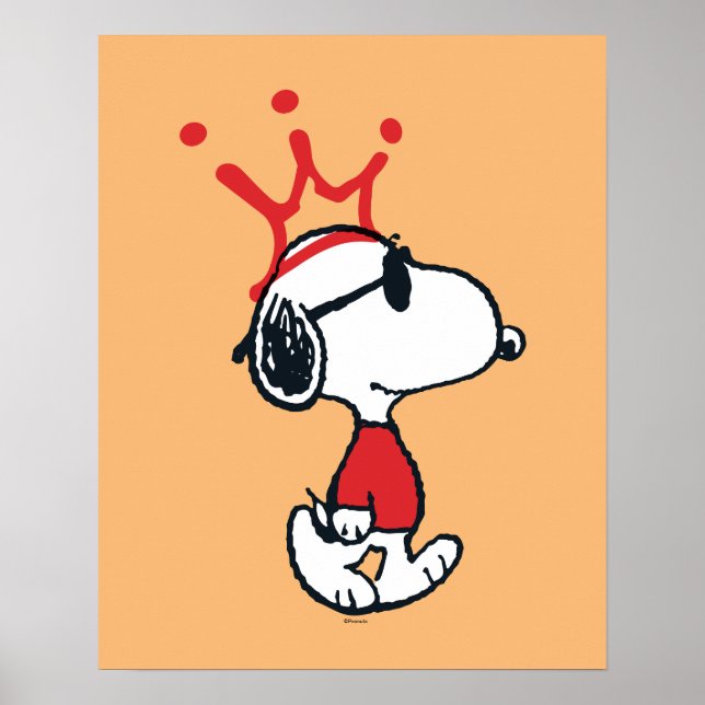 Póster Snoopy - Joe Guay Crown (Frente)