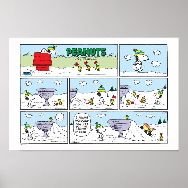 Póster Snoopy y la tripulación (Frente)