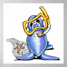 Póster Snorkel Seal