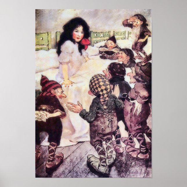 Póster Snow White and the Seven Dwarfs Poster (Frente)
