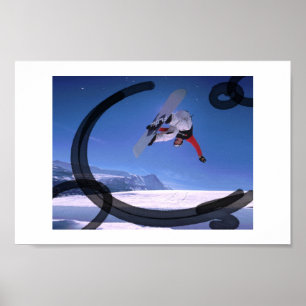 Póster Snowboard