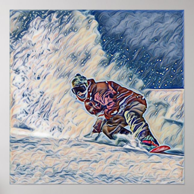 Póster Snowboard (Frente)