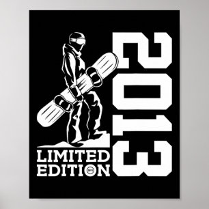 Póster Snowboard 12th Birthday Snowboard 2013