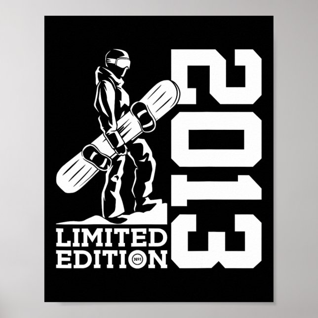 Póster Snowboard 12th Birthday Snowboard 2013 (Frente)
