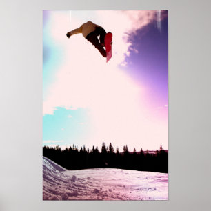 Póster Snowboard Air Poster