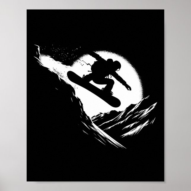 Póster Snowboard Cliff Snowboard Snowboard (Frente)