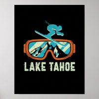 Snowboard en el lago Tahoe California