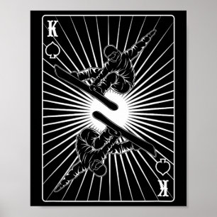 Póster Snowboard King Freestyle Montes Snowboard
