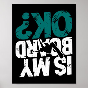 Póster Snowboard Lover Humor Design Funny Snowboard