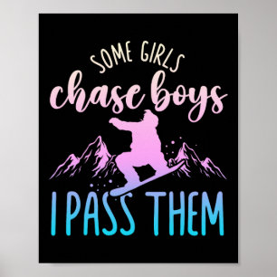 Póster Snowboard Snowboard Algunos Chicas Chase Boys I P