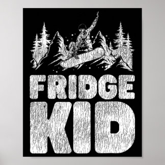 Póster Snowboard Snowboard Fridge Kid