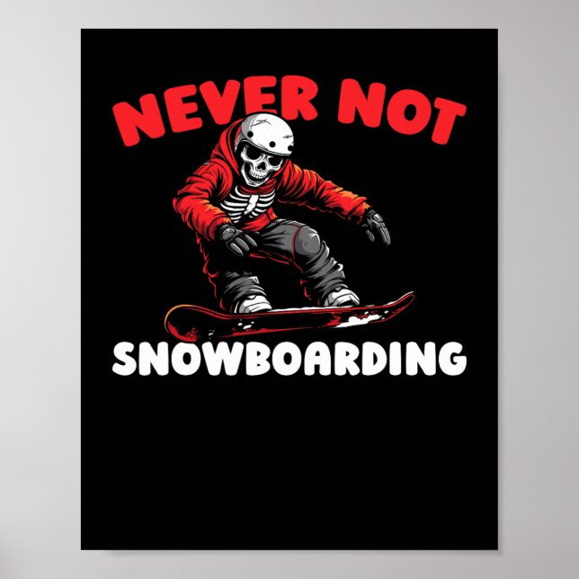 Póster Snowboard Snowboard - Snowboard Deportes de invier (Frente)