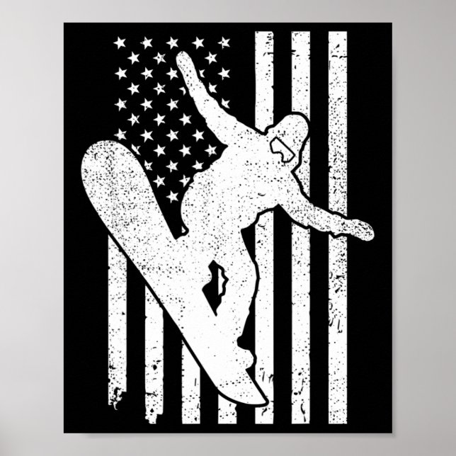 Póster Snowboard Snowboard Snowboard Snowboard M (Frente)