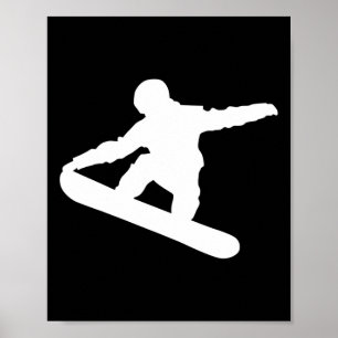 Póster Snowboard Snowboard Snowboard Snowboard Snow Fun S