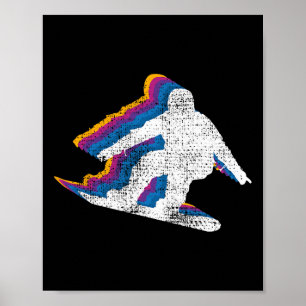Póster Snowboard Snowboard Snowboarder
