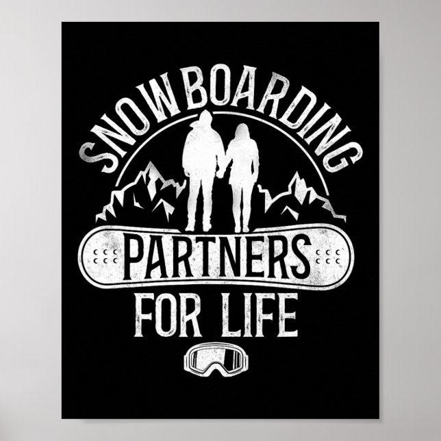 Póster Snowboard Snowboard Vintage Marriage (Frente)