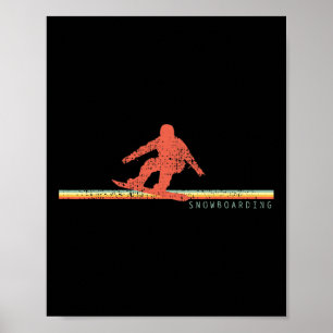 Póster Snowboard Vintage Snowboard Snowboard Snowboard