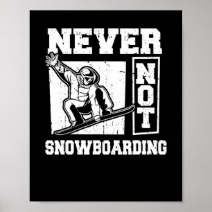 Póster Snowboard Winter Sports - Snowboard Snowboard Snow