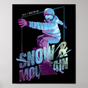Póster Snowboarder