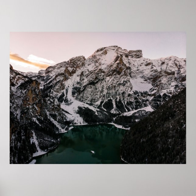 PÓSTER SNOWCAPPED MOUNTAINS (Frente)